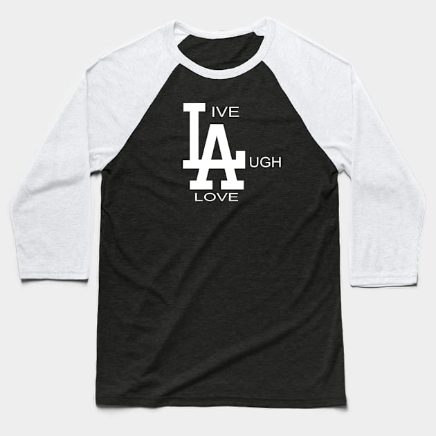 LOS ANGELES LOGO Baseball T-Shirt by AMOS_STUDIO